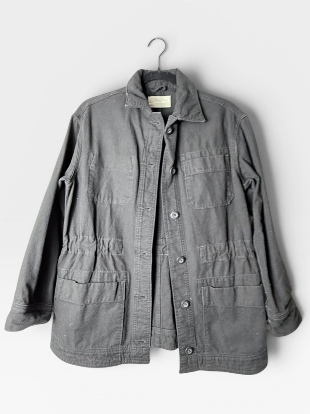 Everlane Chore Coat Size XS Black Denim Activewear (A)